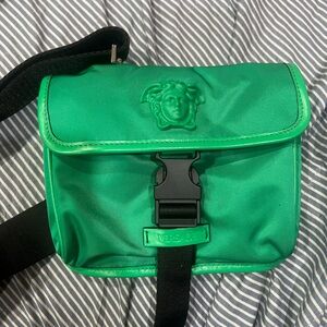 Versace Emerald Green Belt Bag